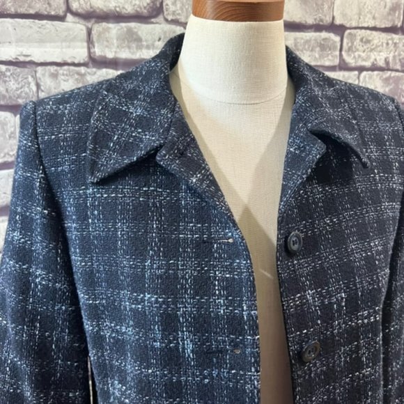 Conrad C Blue Fully Lined Jacket Size 10P - Picture 2 of 9